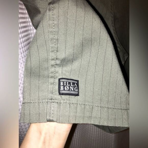 2/40$ Men’s Billabong Kaki with micro black stripes Shorts‎ size 38 - Picture 9 of 11